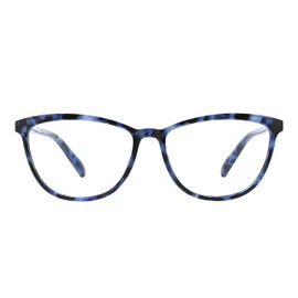 peepers by peeperspecs womens Bengal Blue Light Blocking Reading Glasses, Navy Tortoise, 54.9 US