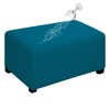 Easy-Going - Funda otomana elástica 100% doble impermeable, rectangular, plegable,