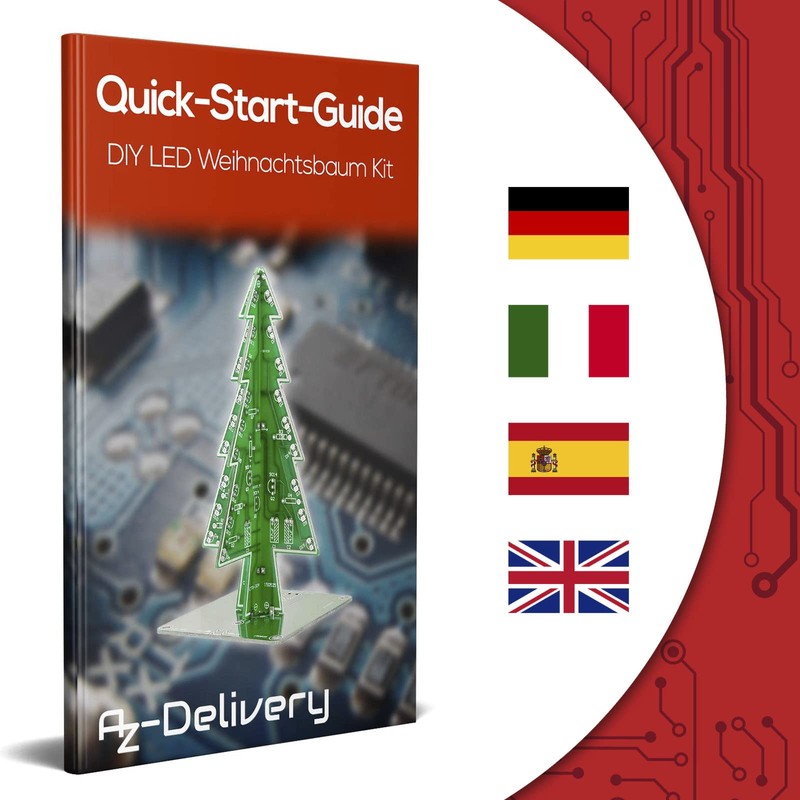 AZDelivery DIY LED Christmas Tree Kit