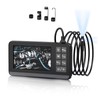 TIANSIAO Dual Lens Industrial Endoscope,HD Endoscope with Light, IP67 Waterproof