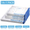 myHodo Travel Compression Bags (14+1 Pack) - Reusable Suction Sacs