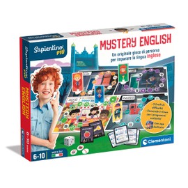 Clementoni Sapientino-Mystery English, Educational 6 Years for Learning, Path Game, English for Children-Made in Italy, Multicoloured, 16642