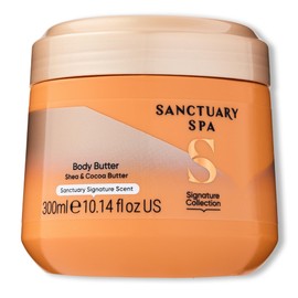 SANCTUARY Sanctuary Spa Body Butter Women, No Mineral Oil, Cruelty Free & Vegan Cocoa Butter & Shea Butter Moisturiser, 300ml
