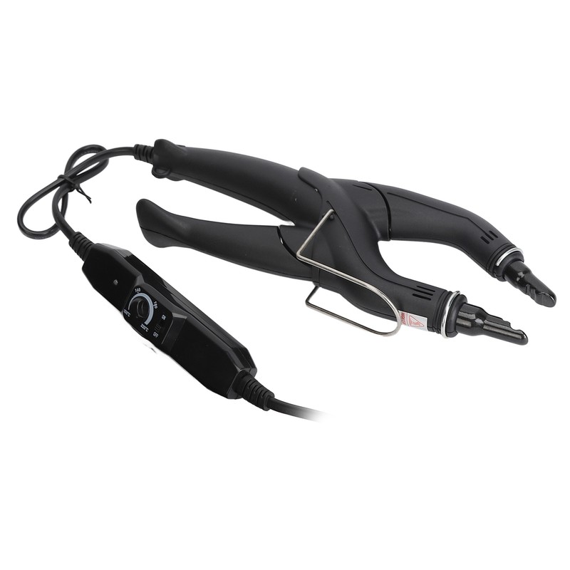 Extension Hair Iron Adjustable Temperature Rotatable Power Cord Ergonomic Safety
