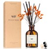WEALD TRIBE Flower Reed Diffuser Set Neroli Scent for Bathroom