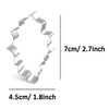 ZDYWY Holly Oak Leaf Shaped Cookie Cutter for Christmas