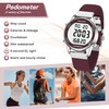 Ladies Pedometer Watch for Walking-Step Tracker Watch with Calories Counter-Non