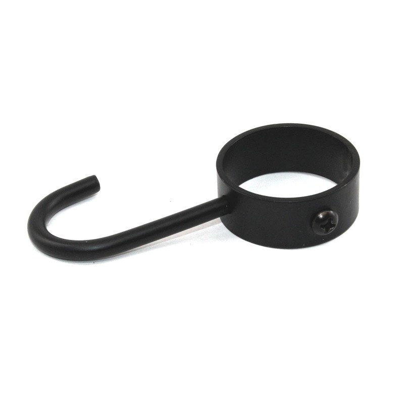 Zerniple Stainless Steel Hook Towel Hanger Black Hook Kitchen Utensil