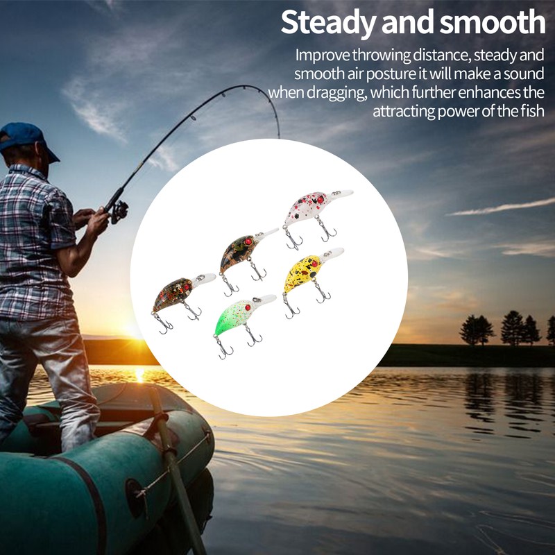 Lure Fishing Bait Sinking Artificial Hard Wobblers Baits for Seabass