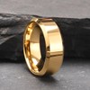 Concept Knight Gold Tungsten Carbide Rings for Men and Women