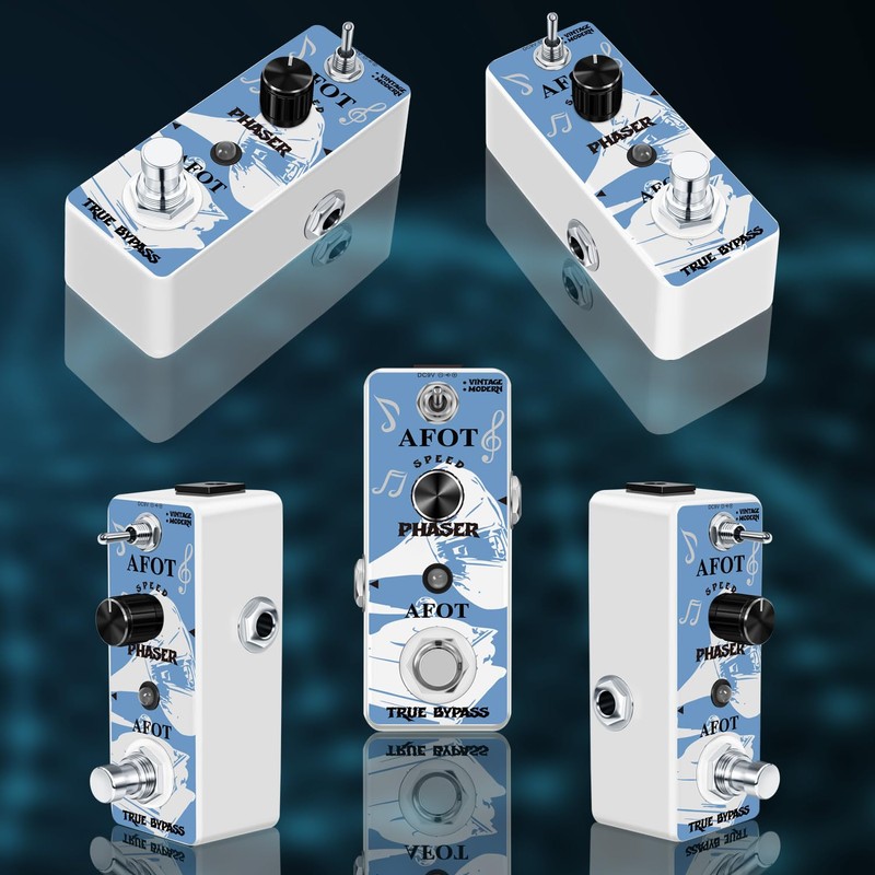 AFOT Phaser Guitar Pedal,Vintage Phase Effect Pedal Analog Phase Effects