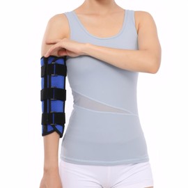 Hocklliy Elbow Support, Elbow Brace for Women and Men, Cubital Tunnel Elbow Splint with 3 Plastic Strips, For Ulnar Nerve, Tennis Elbow,Tendonitis, Sports Injury Recovery
