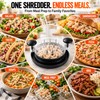 Chicken Shredder for Meal Prep – Rotating Meat Shredder with