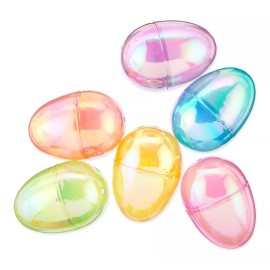 Way to Celebrate 12 Huevos De Plástico Brillosos Para Pascua Para Rellenar