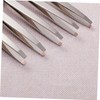 Healeved 2pcs Stainless Steel Eyebrow Tweezers Set Clamps Angled Eyebrow