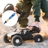 sourcing map RC Shock Absorber 1/10 115mm Aluminum Threaded Front
