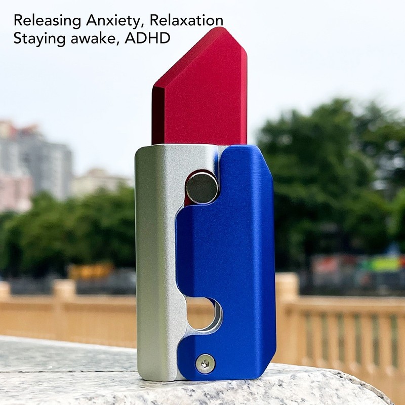 Gravity Knife Toy Decompression Aluminium Alloy Relieve Anxiety Carrot Fidget
