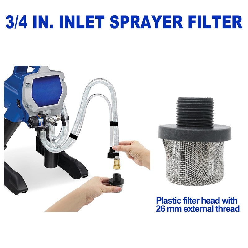 Honbay 1PCS 288716 Airless Paint Sprayer Replacement Inlet Strainer Screen,