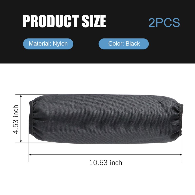 Motorcycle Shock Covers, Waterproof Nylon Shock Absorber Protector, Scratch-resistant Rear
