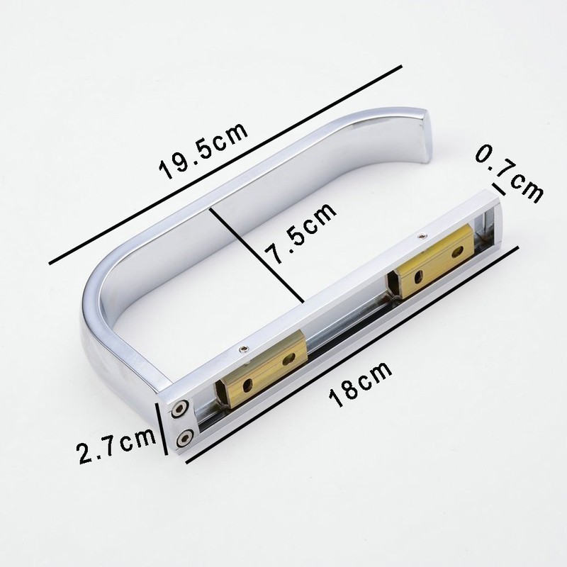 Aothpher Wall Toilet Roll Holder Bathroom Tissue Rack Brass Chrome