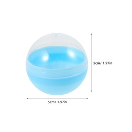 ABOOFAN Pack of 50 Fillable Capsules for Vending Machines Balls Balls Made of Plastic to Open Twisted Balls Claw Machines Grasping Balls Prices Container 5 cm