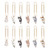 OLYCRAFT 12Pcs Cat Paperclips 3 Inch Alloy Pendant Paper Clip