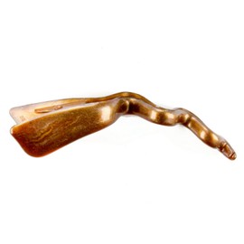 1 x Wave Hair Clip Mini in Golden Brown Silk Size Small (Approx. 9 cm Long) - Made in Germany WeLoveBeads