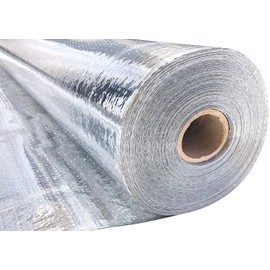 SmartFOIL- 4ft x 125ft Industrial Grade Radiant Barrier 500 sq. ft roll - Attic Foil, House Wrap, Reflective Insulation - Perforated, Breathable - Engineered FOIL (Blocks 95% of Radiant Heat)
