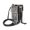 Merbaa Tooled Leather Crossbody Phone Bag – Western Cowhide Mini
