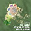Seven Color Sunflower Shake Head Soap baby Bubbles Swing Light