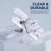 20Pcs Clear Plastic Clothes Pins, Mini Laundry Clips for Clothesline,