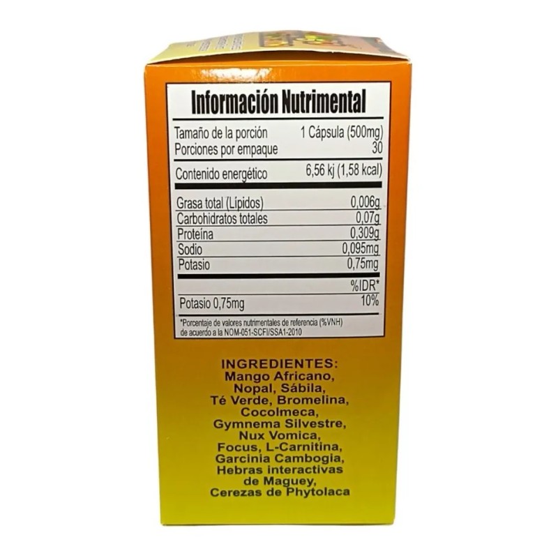 Mango Africano 2 Pack 30 Caps 500 Mg C/u Detox