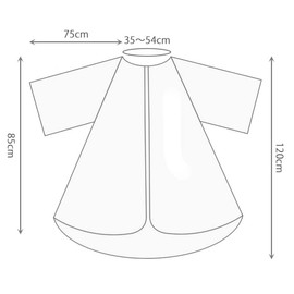 Color Cloth Color Cape Haircut (Black x 2)