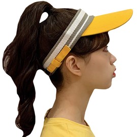 WHITE FANG CA194 Line Visor Sun Visor Golf Running Sports Hat Men's Women's