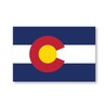 State of Colorado Flag Vinyl Decal Bumper Sticker for Cups,