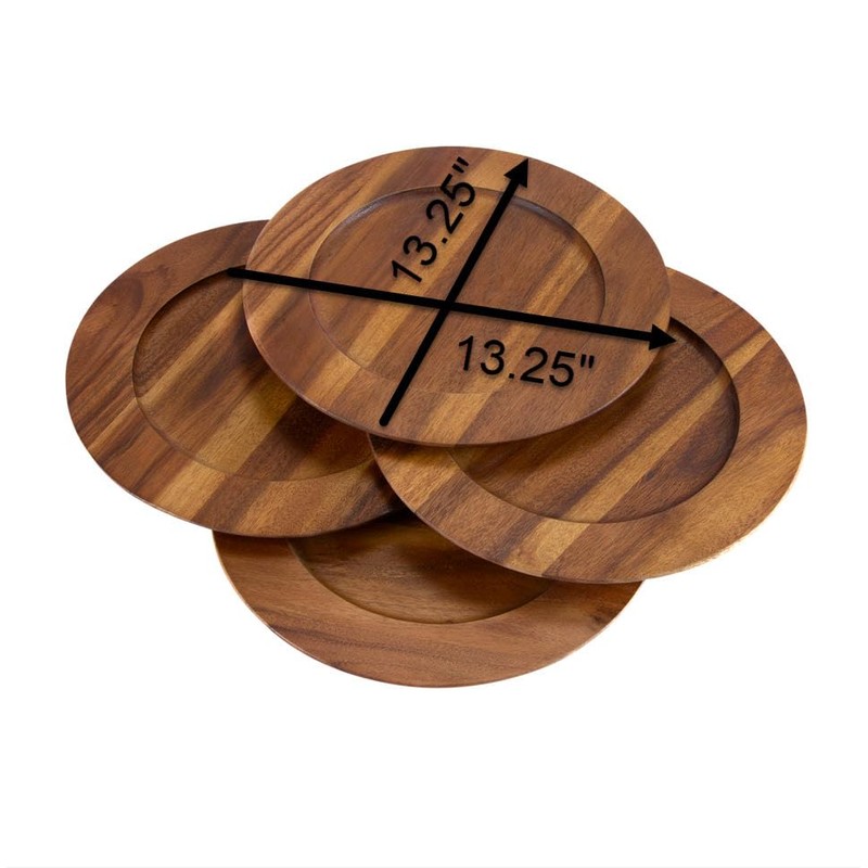 Kalmar Home Set of 4 Charger Plates