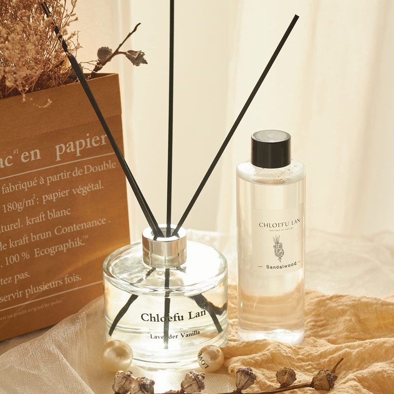 Chloefu LAN Sandalwood Essential Oil Scented Diffuser Oil 200ml/6.76 fl