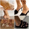 DEARMAY Gold Anklets for Women Waterproof Ankle Bracelets for Women