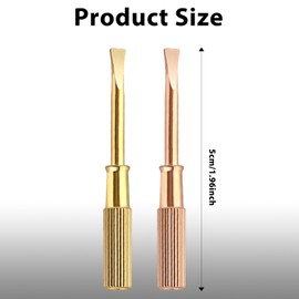 2pcs Mini Bracelet Screwdriver Set Bracelet Repair Screwdriver Bangle Bracelets Screwdr Gold/Rose Gold Hand Repair Tool Mini Screwdriver Kit