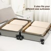 Homsorout Ultra Space Saving Compression Organisers - Set of 6,