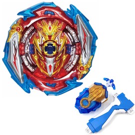Desamvap Bey Chest Tops B-173 Battle Spinner Metal DB Bey Layer Spinning Top Right Spin Battle Spinning Top Toy Set with Starter and Handle Birthday Children's Toy