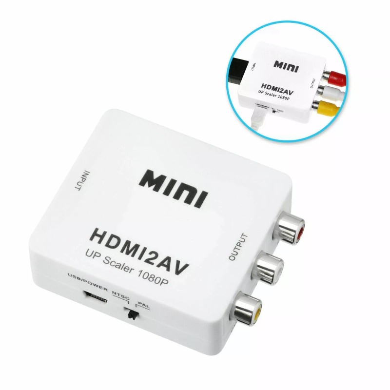 Miniduino HDMI2AV Mini Converter HDMI To AV Adapter HDMI to