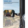JOYTUTUS Mirrors Doors Off Doors On Compatible with Wrangler TJ