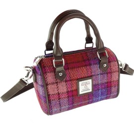 Glen Appin Harris Tweed 'Kilbride' Mini Bowling Tote Bag (Multicolour - 142)