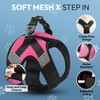 Gooby Soft Mesh X Step in Dog Harness - Pink,