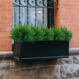 JIFTOK Artificial Flowers Fake Plants for Outdoor, 20pcs Outdoor Artificial Plants UV Resistant for Home Decor Indoor, Faux Greenery Shrubs Plastic Flowers for Office Kitchen Garden Porch(Pine Tree)