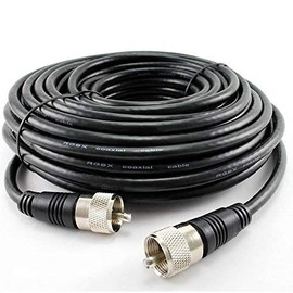 CablesOnline 150ft RG8x Coax UHF (PL259) Male to Male 50 ohm Premium Grade Antenna Cable (R-U150)