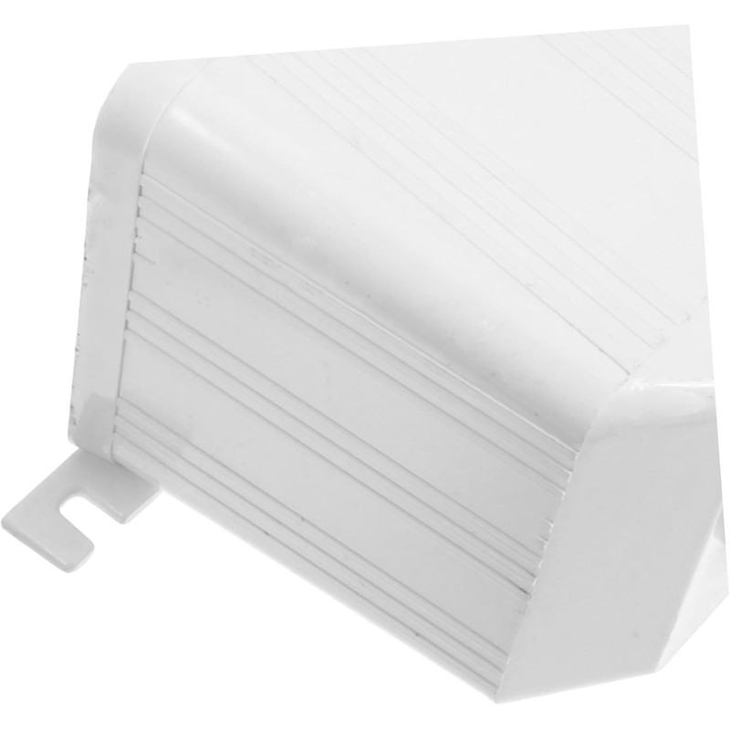 2 Piezas Rainwater Diverter para Downspout en Pvc Blanco, Conexión