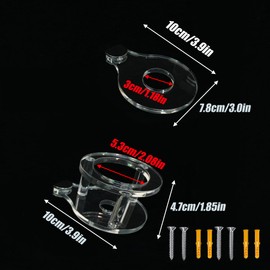 ERMMZHZW Light Saber Wall Mount Light Saber Wall Mount Holder Acrylic Lightsaber Display Stand Lightsaber Placement Display (Transparent 1 pack)