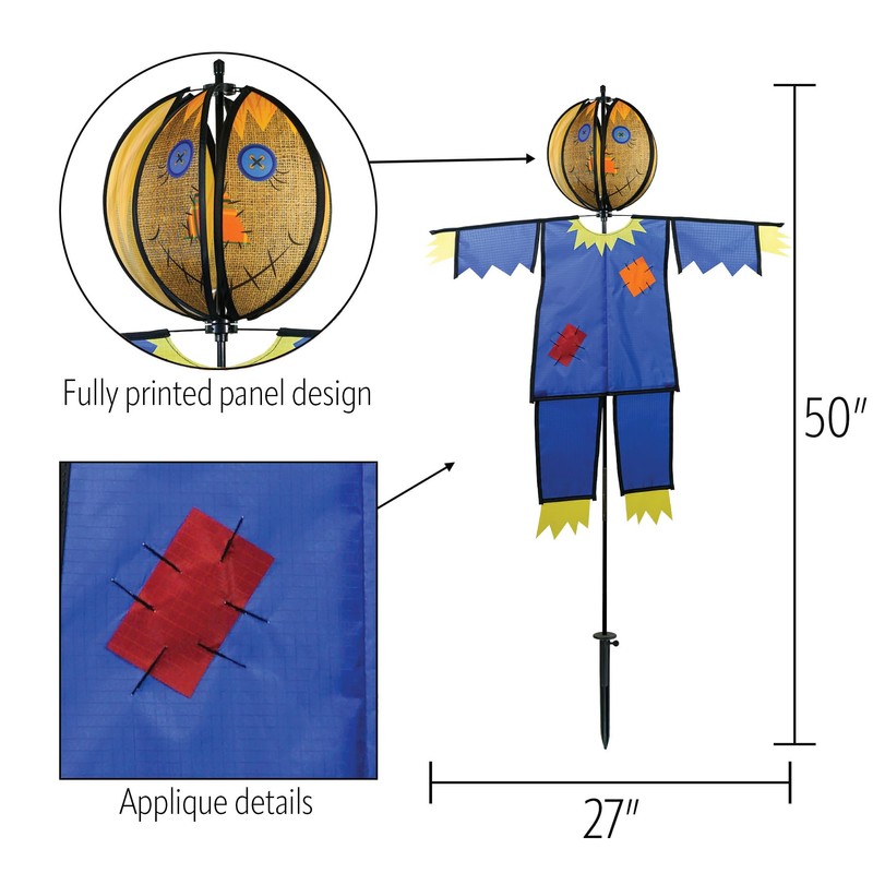 In the Breeze Scarecrow Ground Ball Spinner, Autumn Wind Spinner,